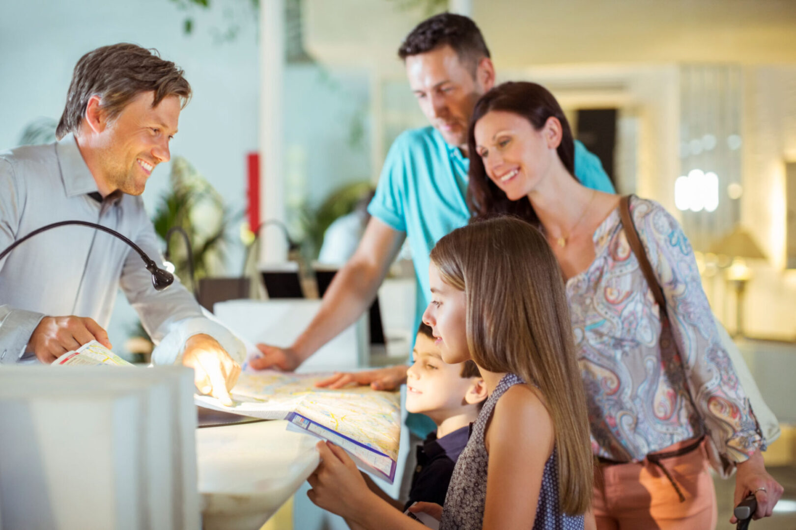 Family planning trip with travel agent assistance.